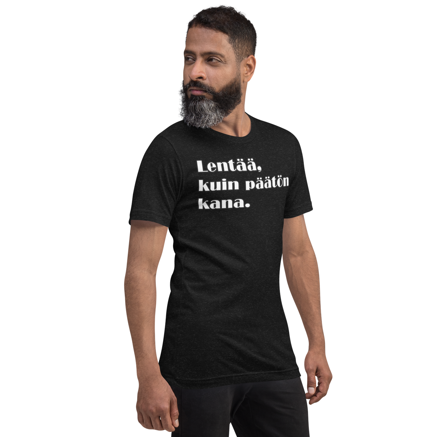 Unisex t-paita - Lentää, kuin päätön kana.