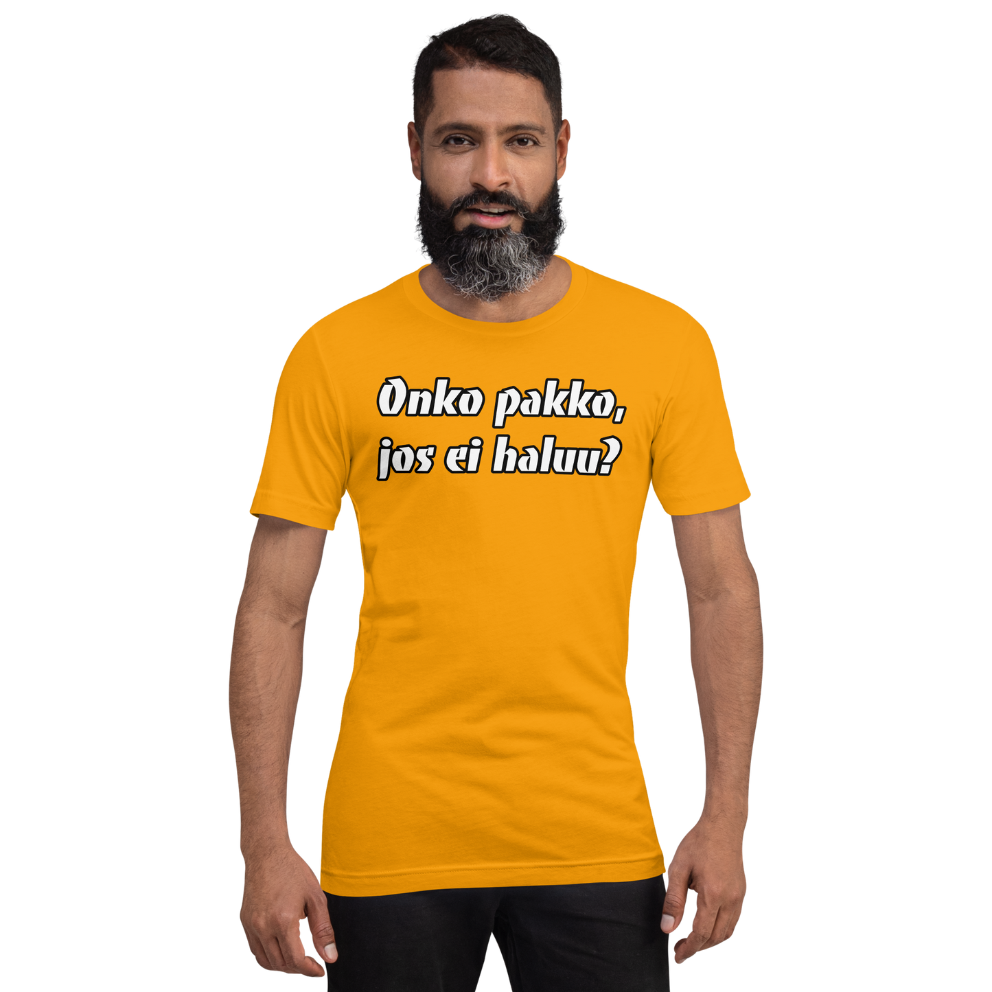 Unisex t-paita - onko pallko jos ei haluu