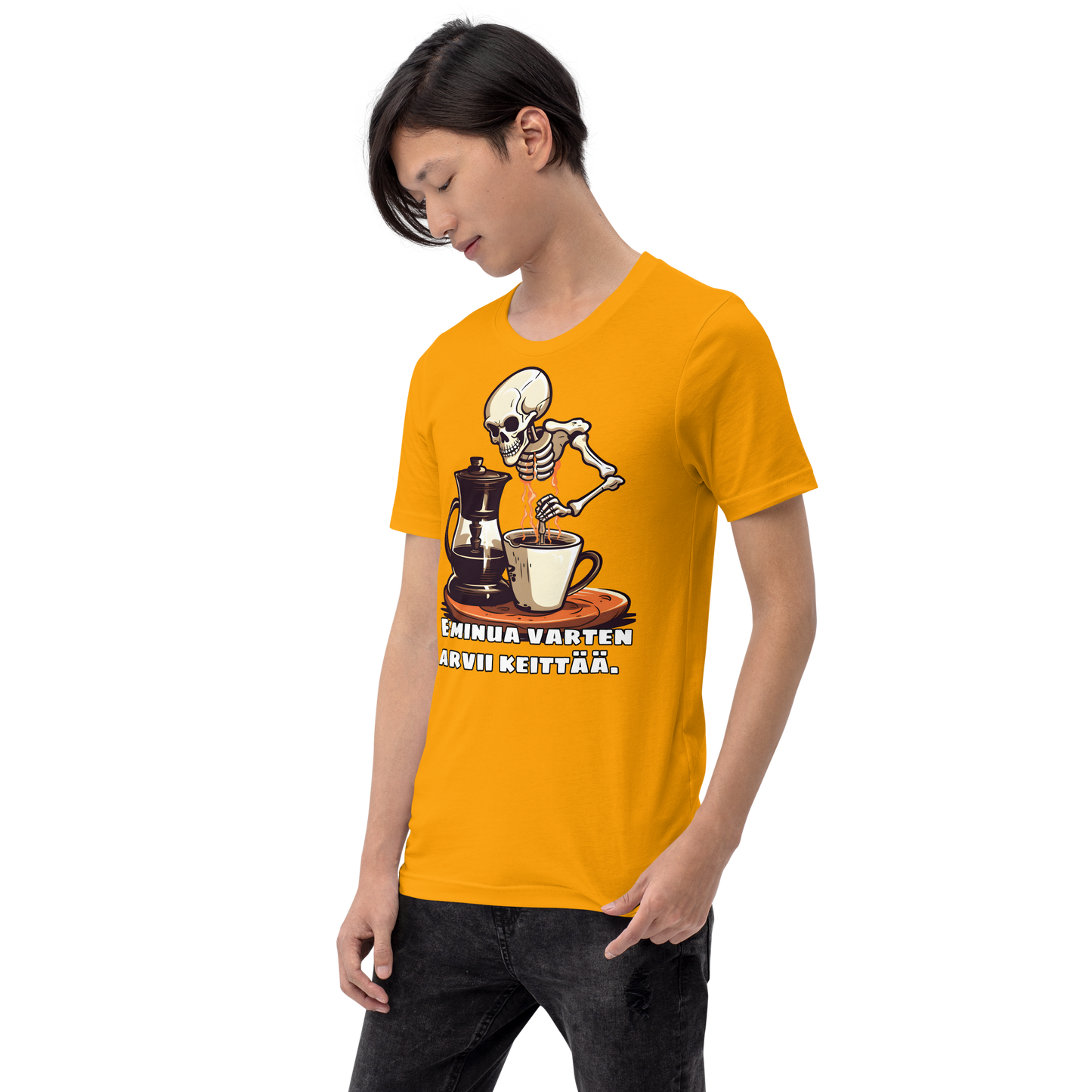 Unisex t--paita - ei minua varten tarvii keittää