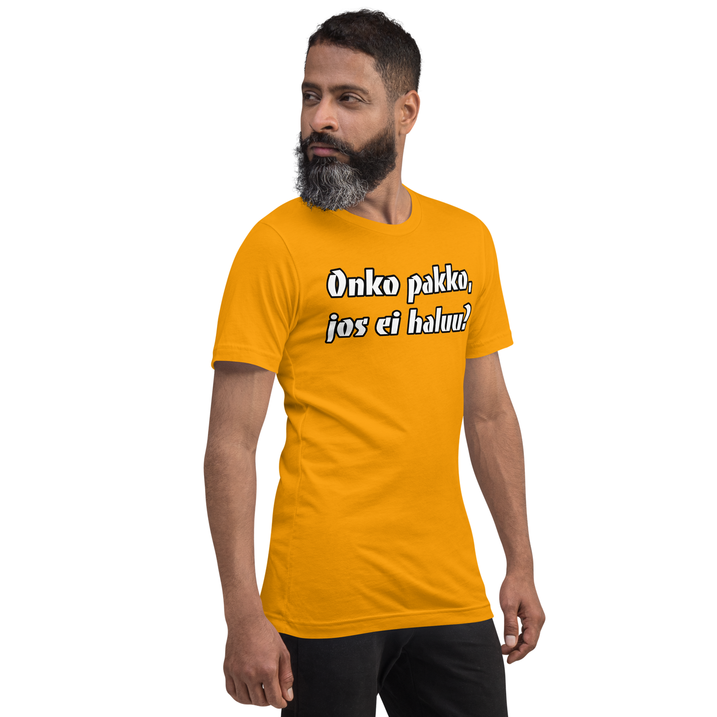 Unisex t-paita - onko pallko jos ei haluu
