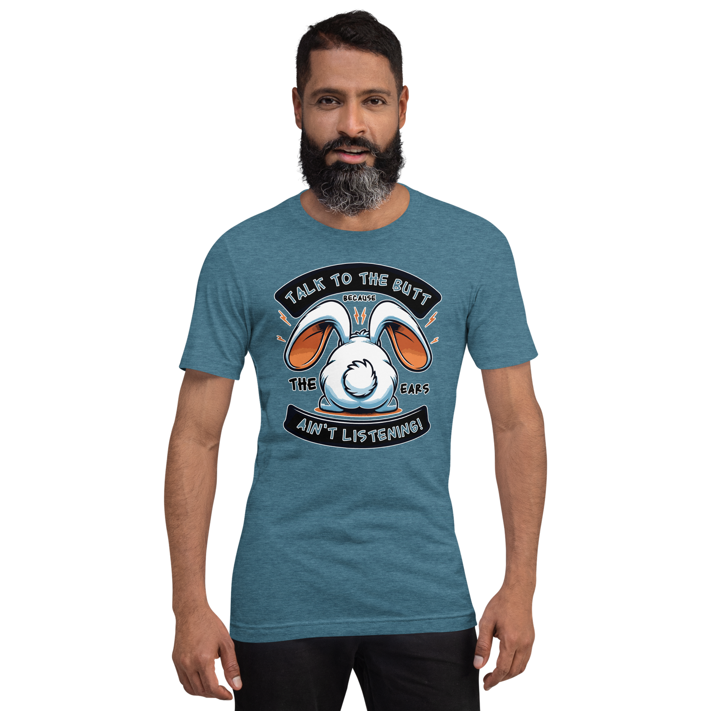 Unisex t-paita puhu pupun pepulle