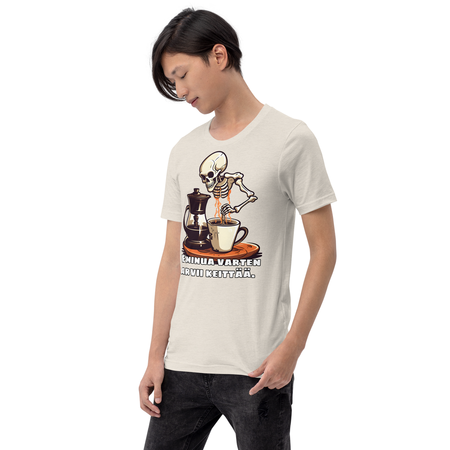 Unisex t--paita - ei minua varten tarvii keittää