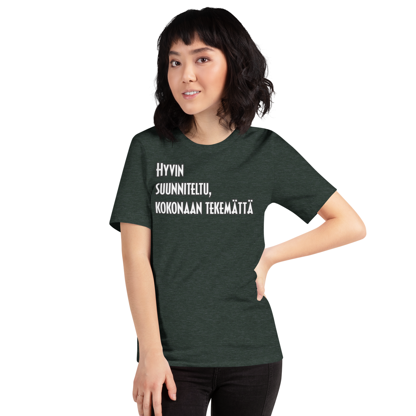 Unisex t-paita - Hyvin suunniteltu, kokonaan tekemättä