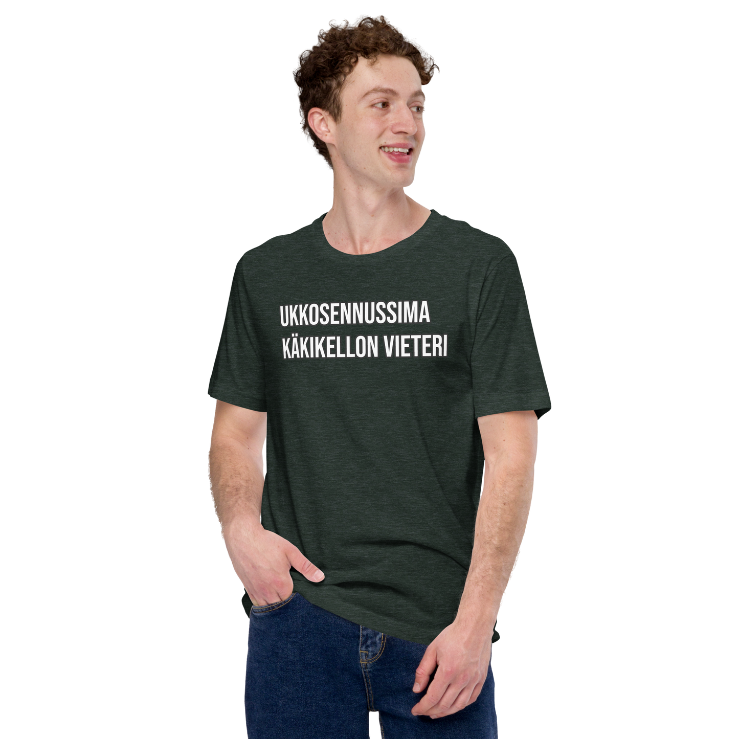 Unisex t-paita - ukkosennussima käkikellon vieteri