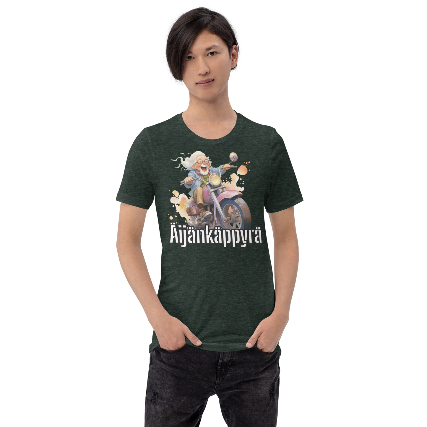 Unisex t-shirt - nerd curl