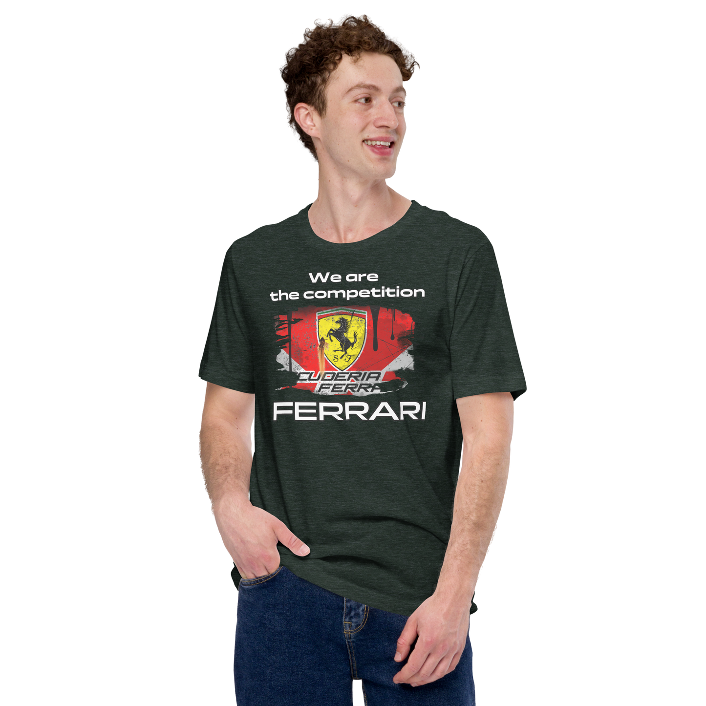Unisex t-shirt - Ferrari + own text