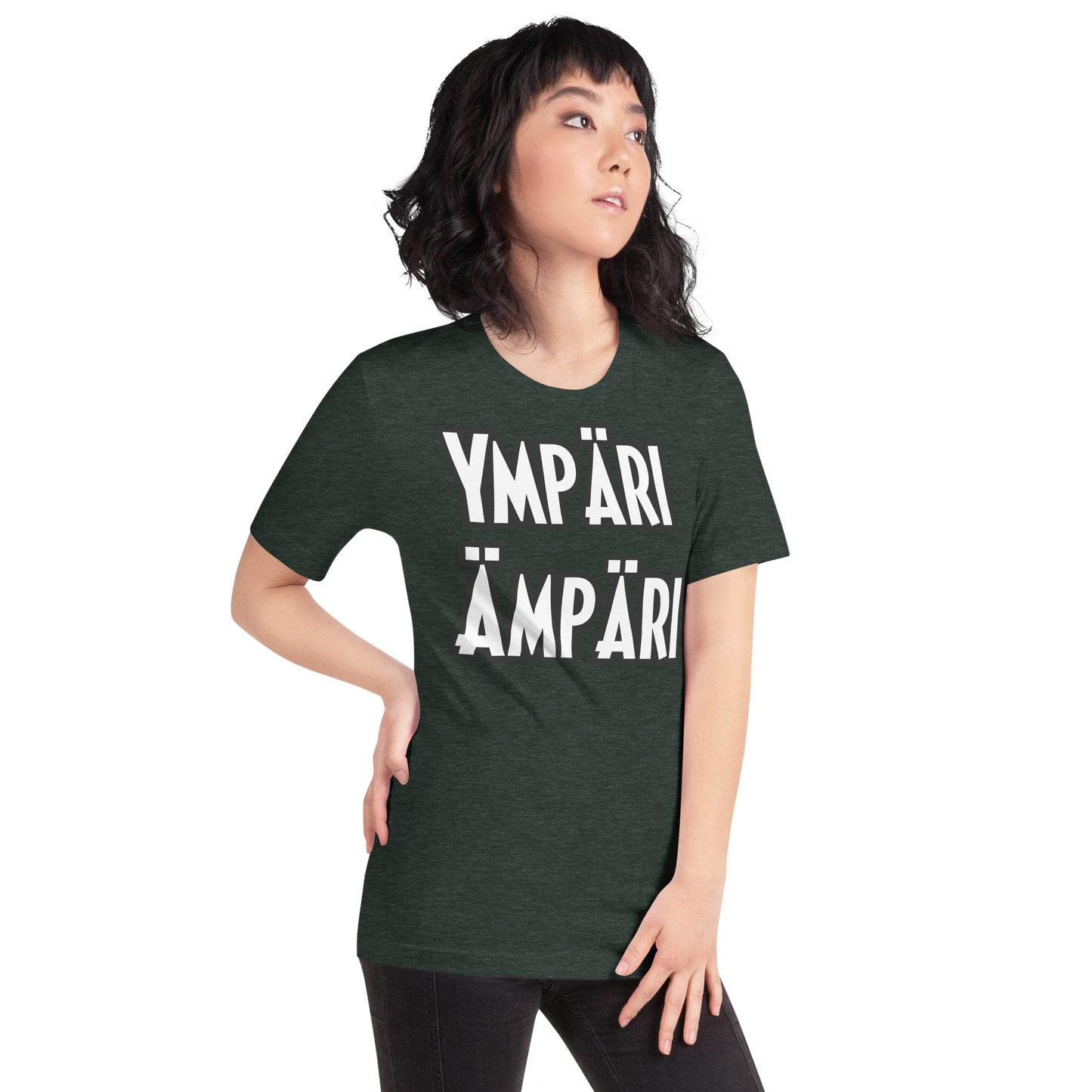 Unisex t-paita - ympäri ämpäri