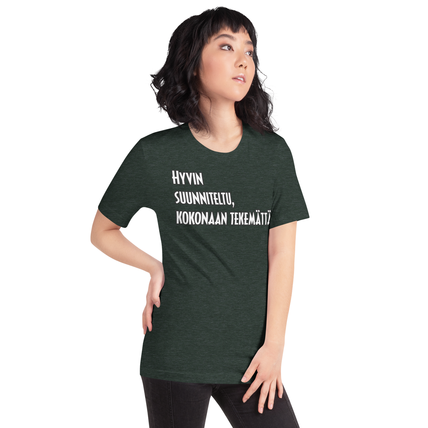 Unisex t-paita - Hyvin suunniteltu, kokonaan tekemättä