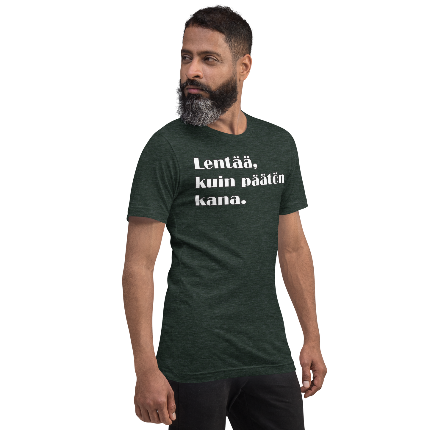 Unisex t-paita - Lentää, kuin päätön kana.