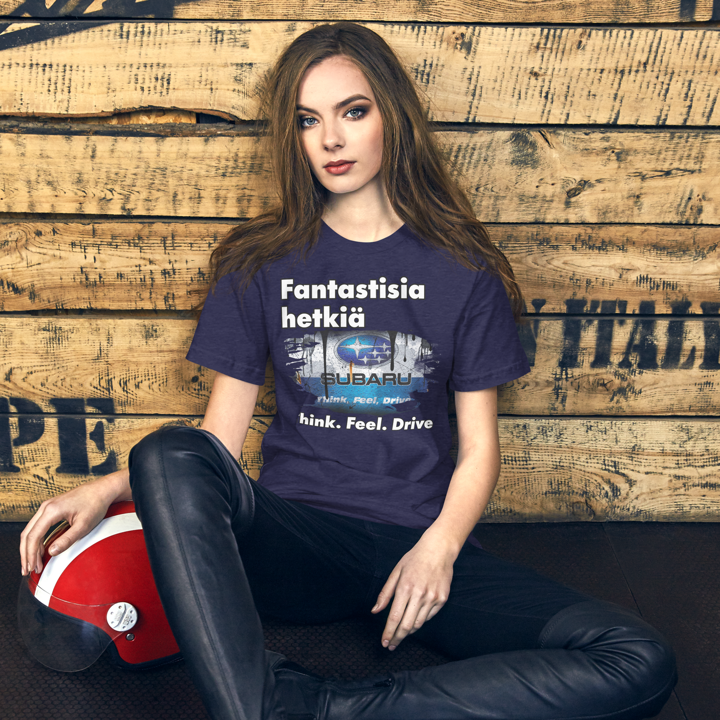 Unisex t-paita - fantastisia hetkiä, subaru
