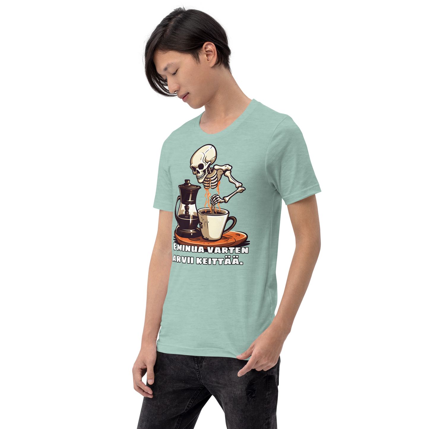 Unisex t--paita - ei minua varten tarvii keittää