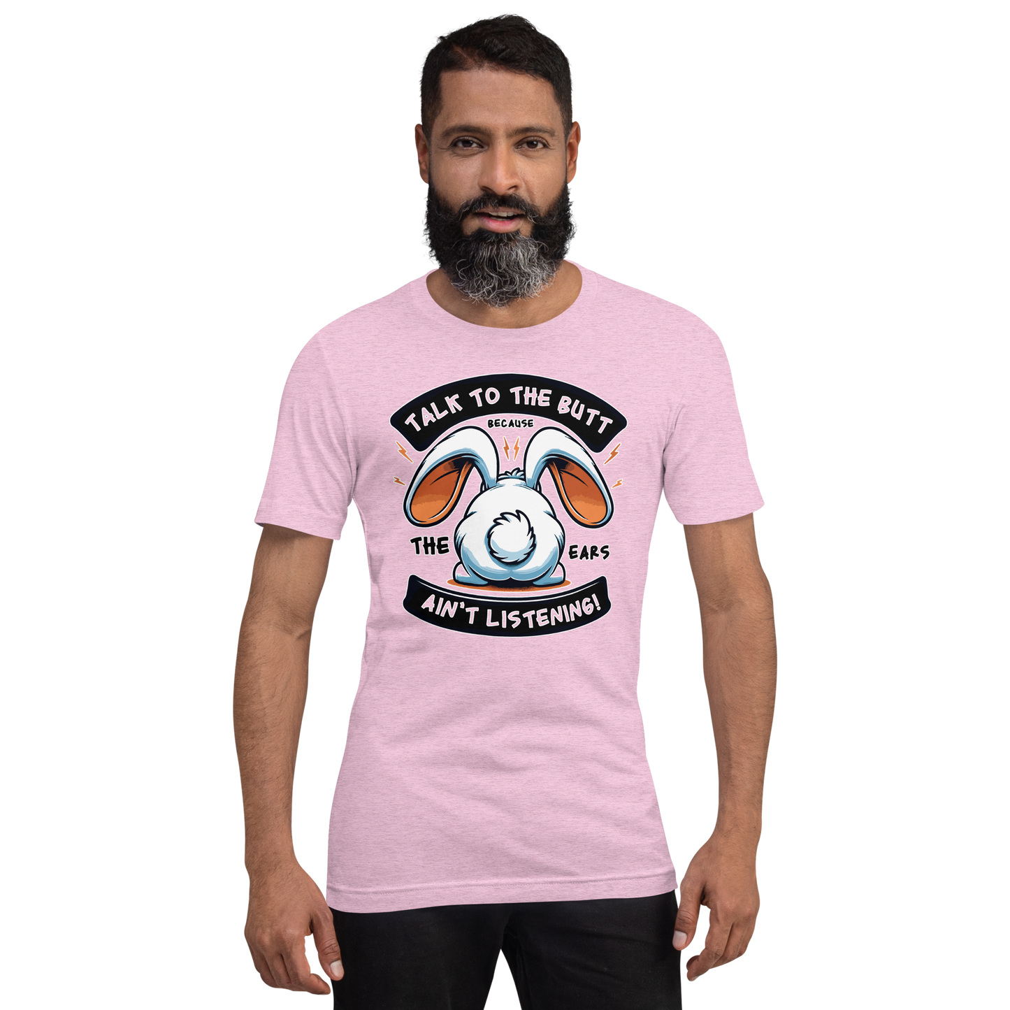 Unisex t-paita puhu pupun pepulle