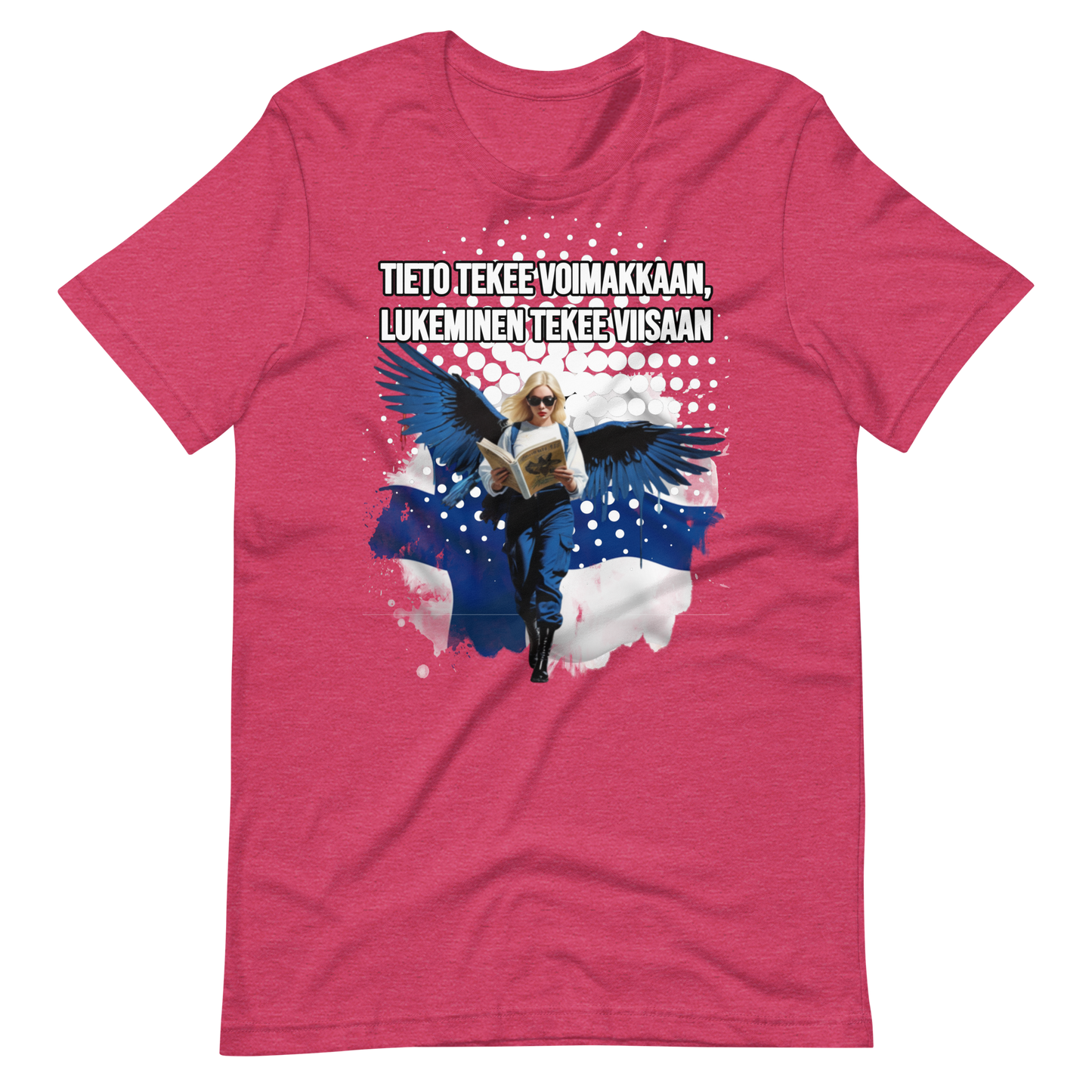 Unisex t-paita - tieto tekee viisaan