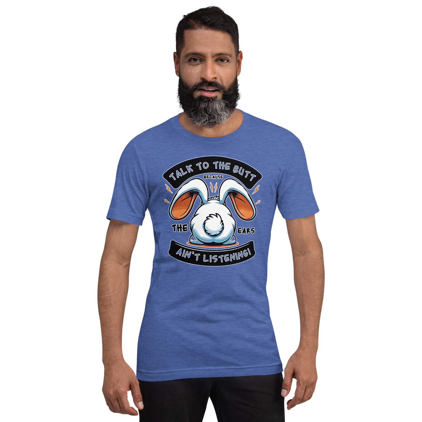 Unisex t-paita puhu pupun pepulle