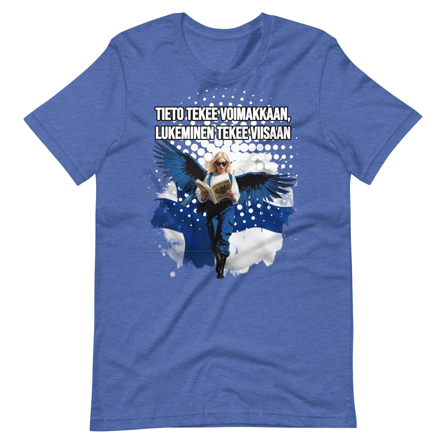 Unisex t-paita - tieto tekee viisaan