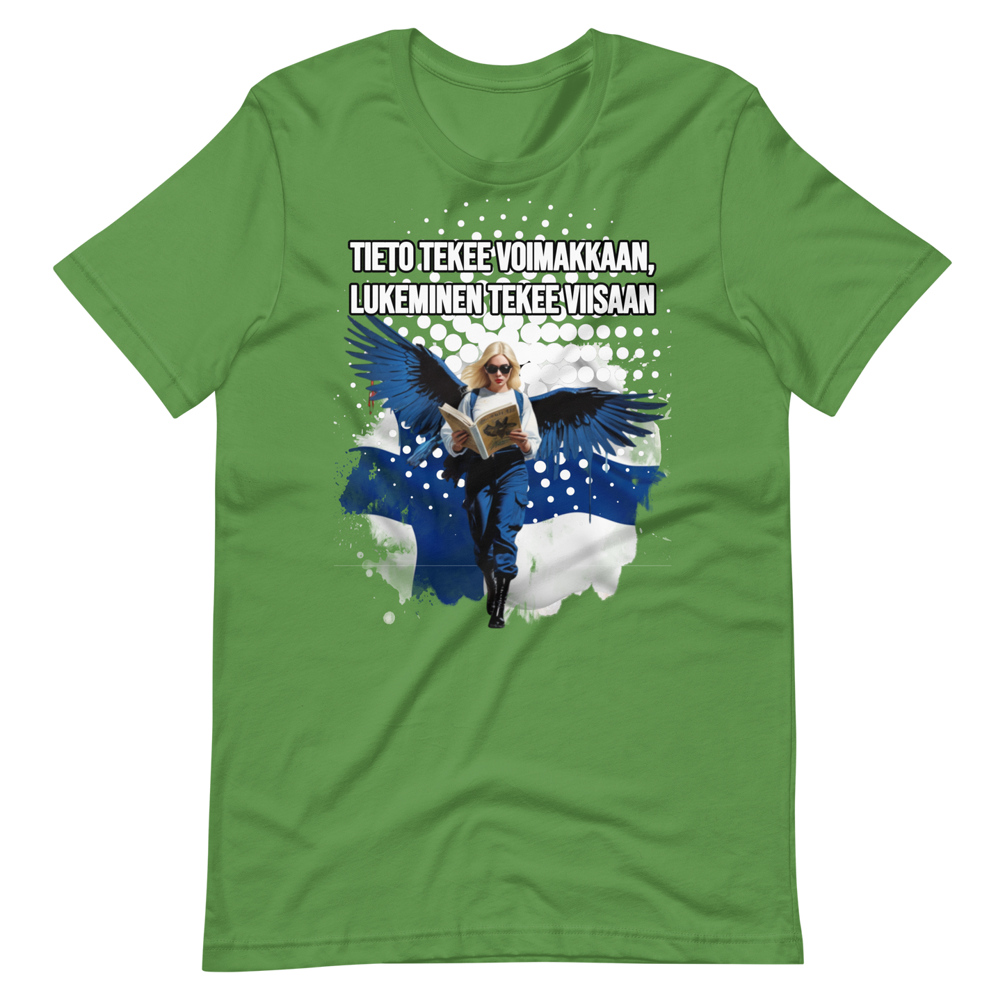 Unisex t-paita - tieto tekee viisaan