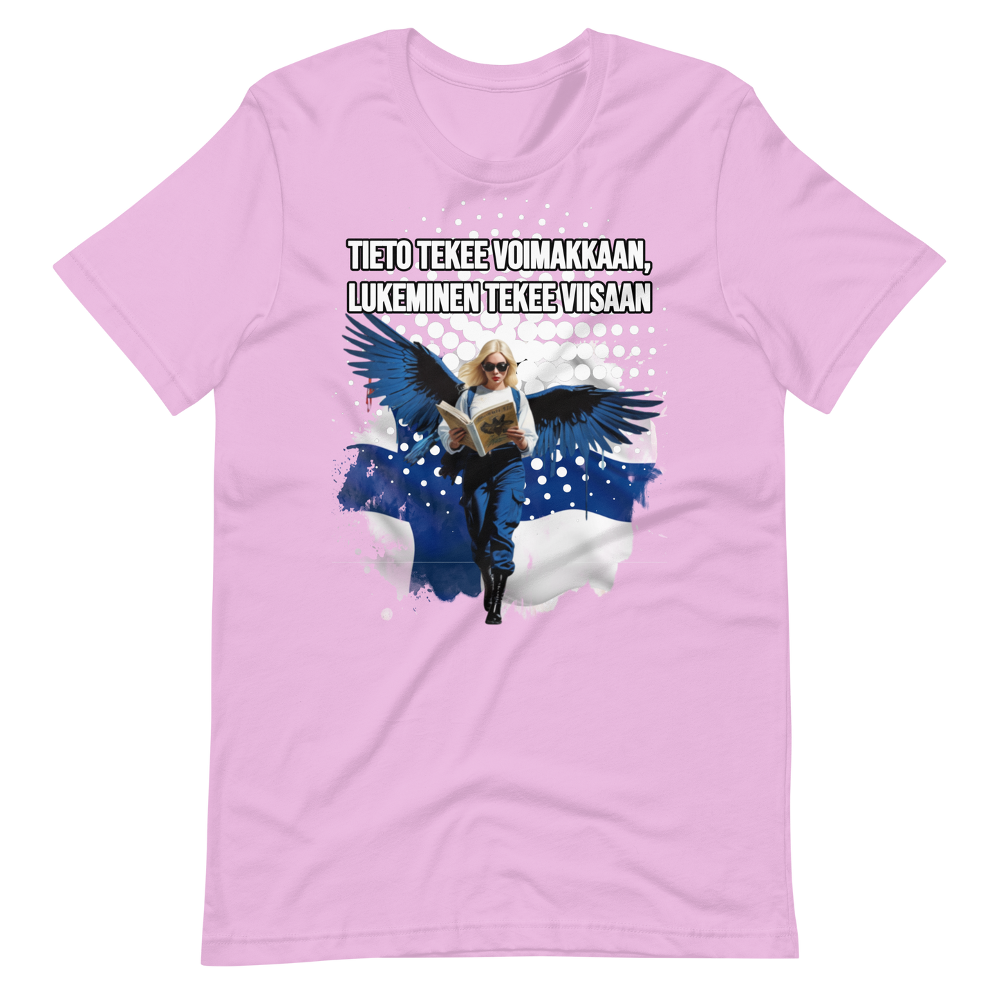 Unisex t-paita - tieto tekee viisaan