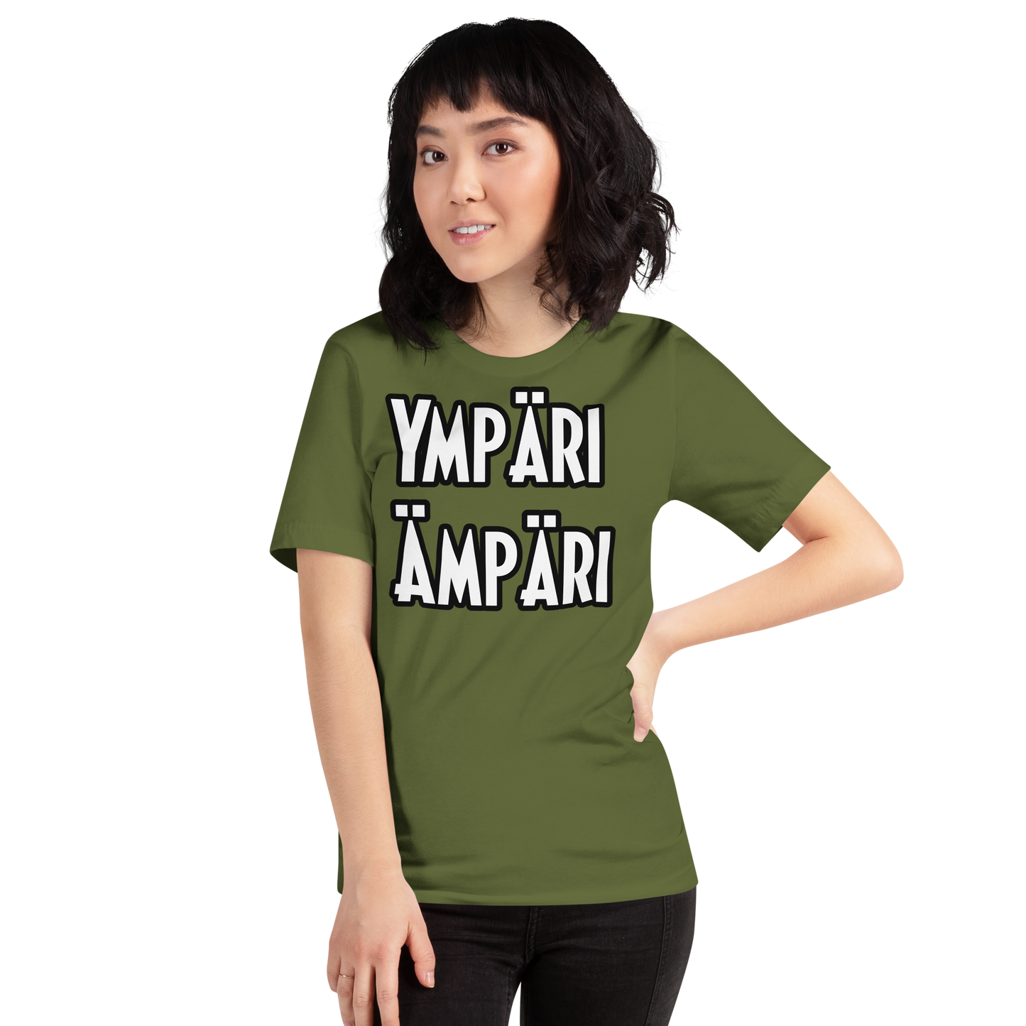 Unisex t-paita - ympäri ämpäri