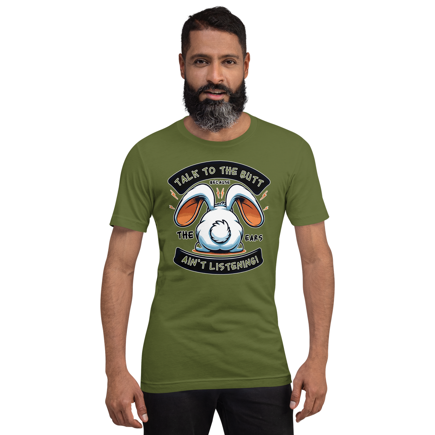 Unisex t-paita puhu pupun pepulle