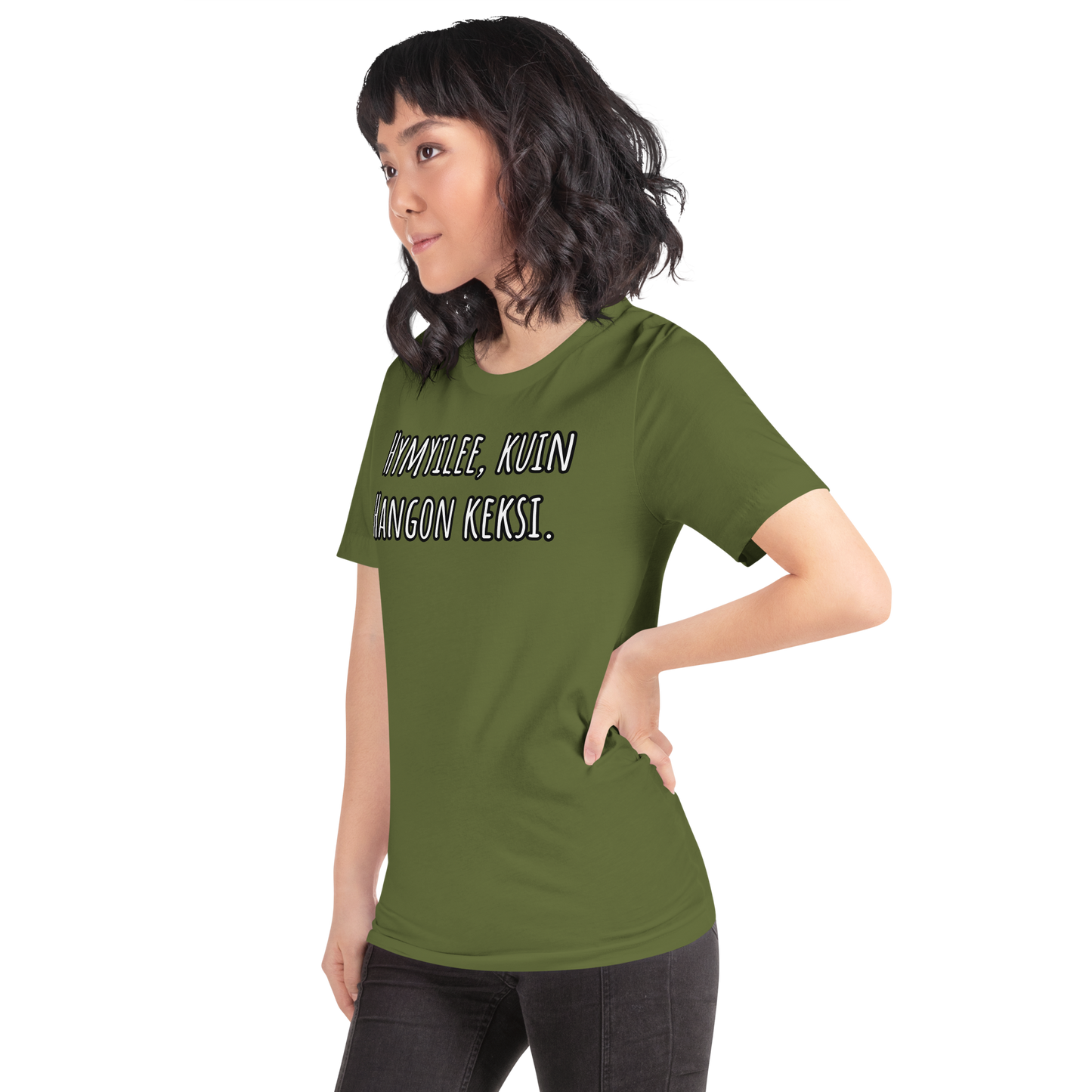 Unisex t-paita - Hymyilee, kuin Hangon keksi.