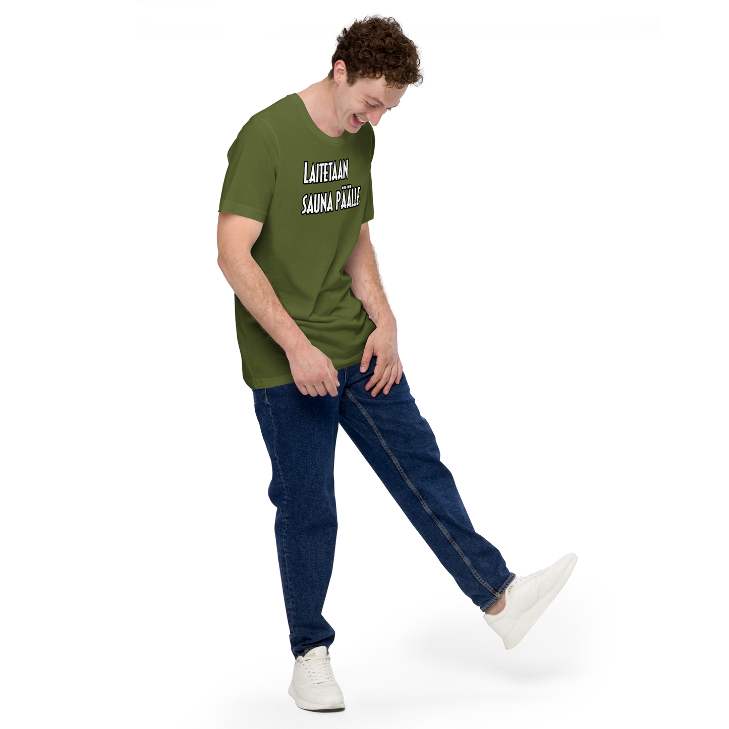 Unisex t-paita - laitetaan sauna päälle