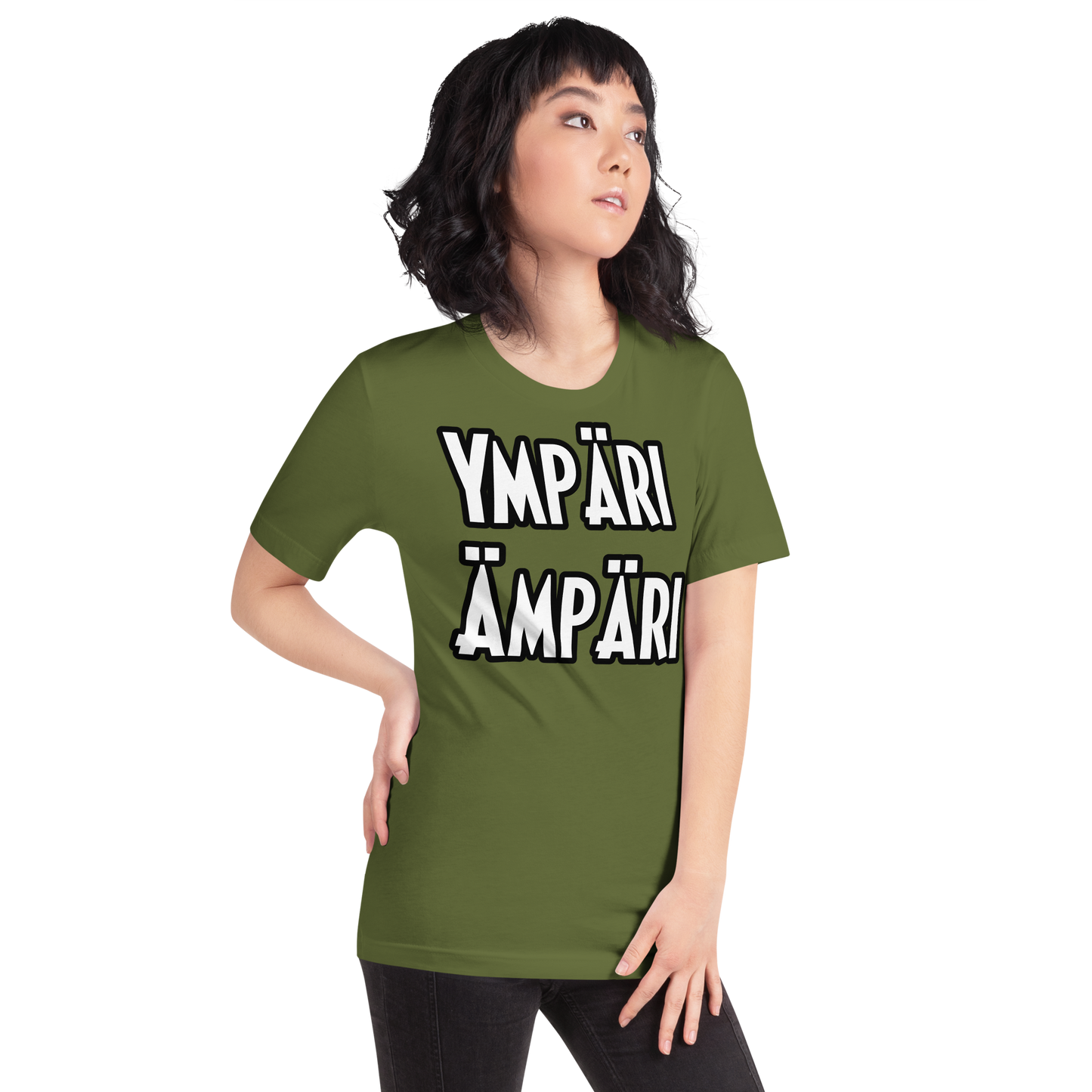 Unisex t-paita - ympäri ämpäri