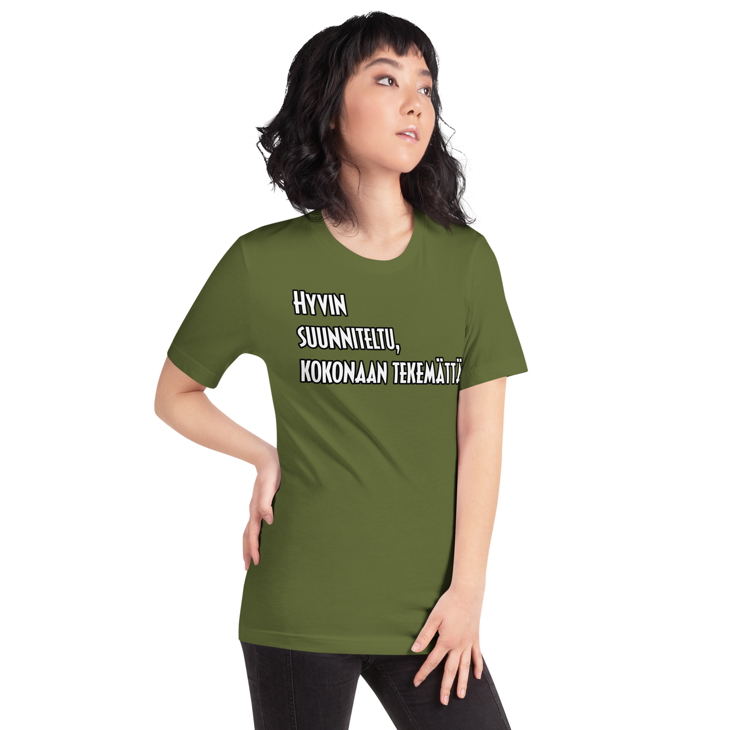 Unisex t-paita - Hyvin suunniteltu, kokonaan tekemättä