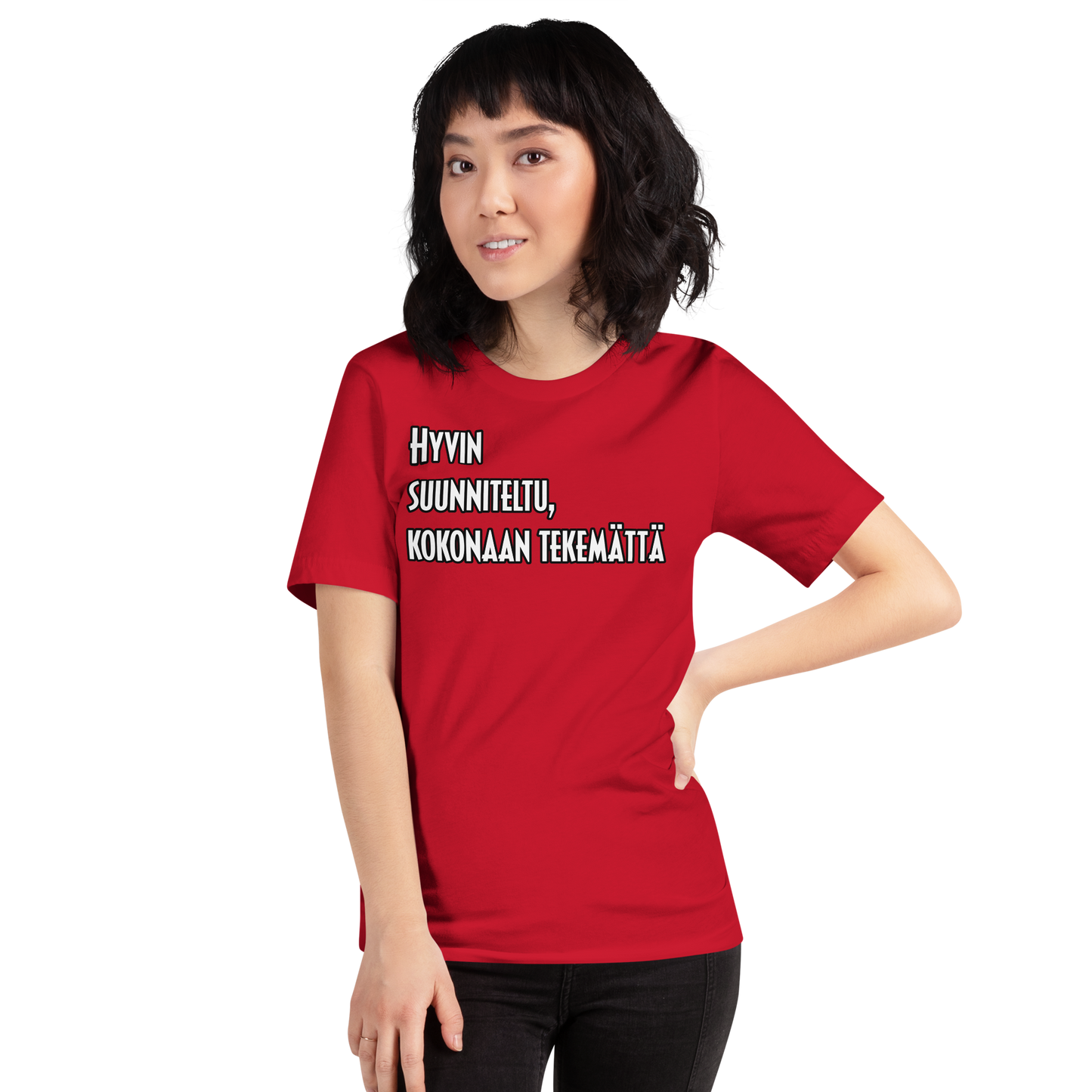 Unisex t-paita - Hyvin suunniteltu, kokonaan tekemättä