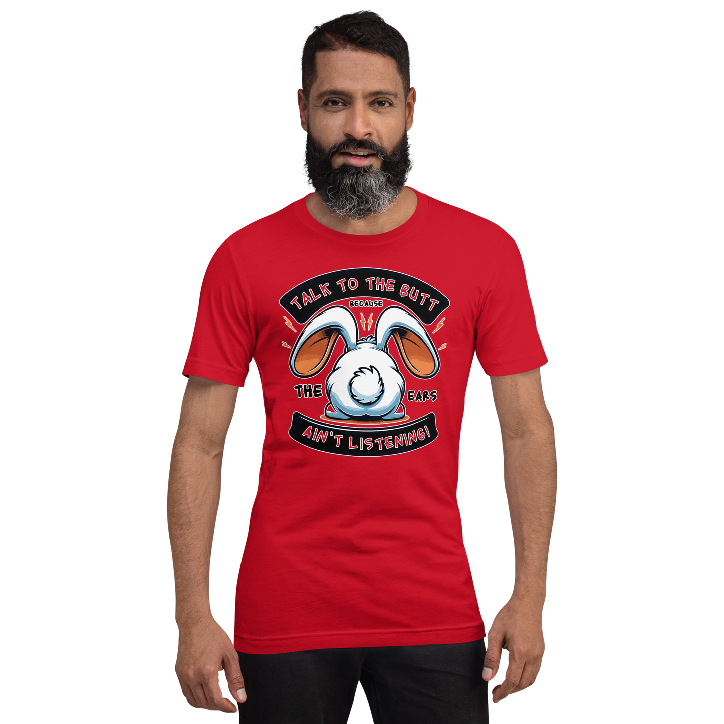 Unisex t-paita puhu pupun pepulle