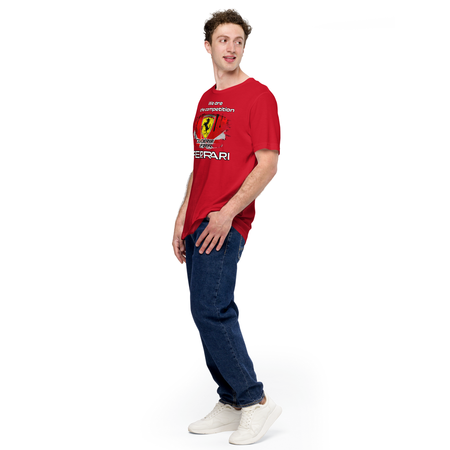 Unisex t-shirt - Ferrari + own text