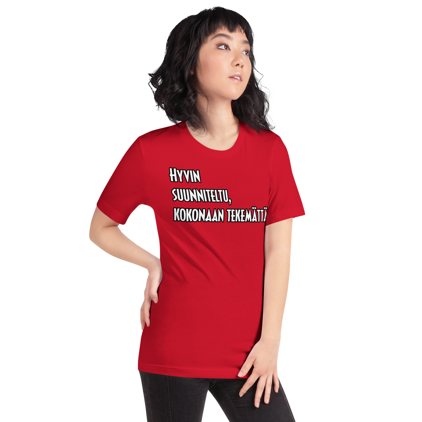 Unisex t-paita - Hyvin suunniteltu, kokonaan tekemättä