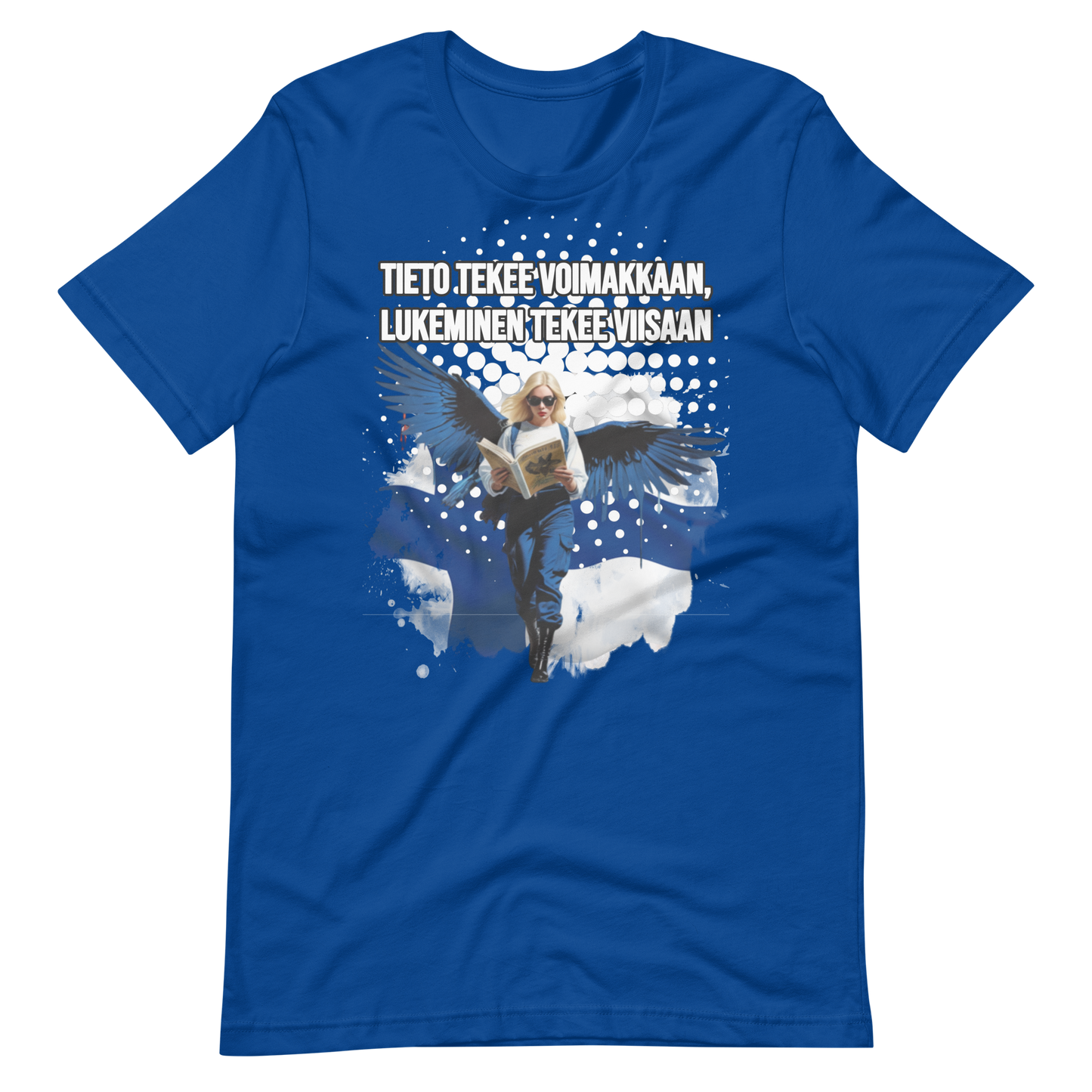 Unisex t-paita - tieto tekee viisaan