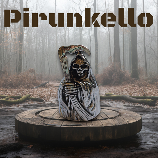 Pirunkello - Motoristin suojakello: viikatemies