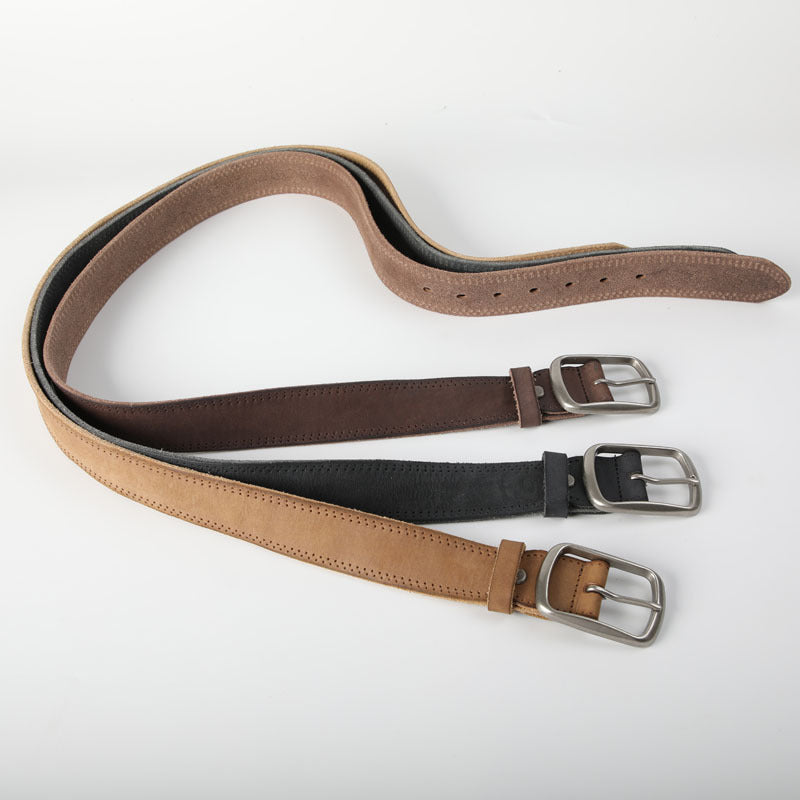 Soft cowhide belt