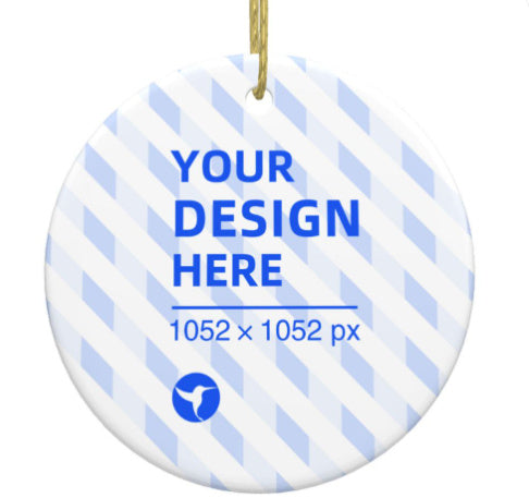 Customizable Hanging Christmas Decoration