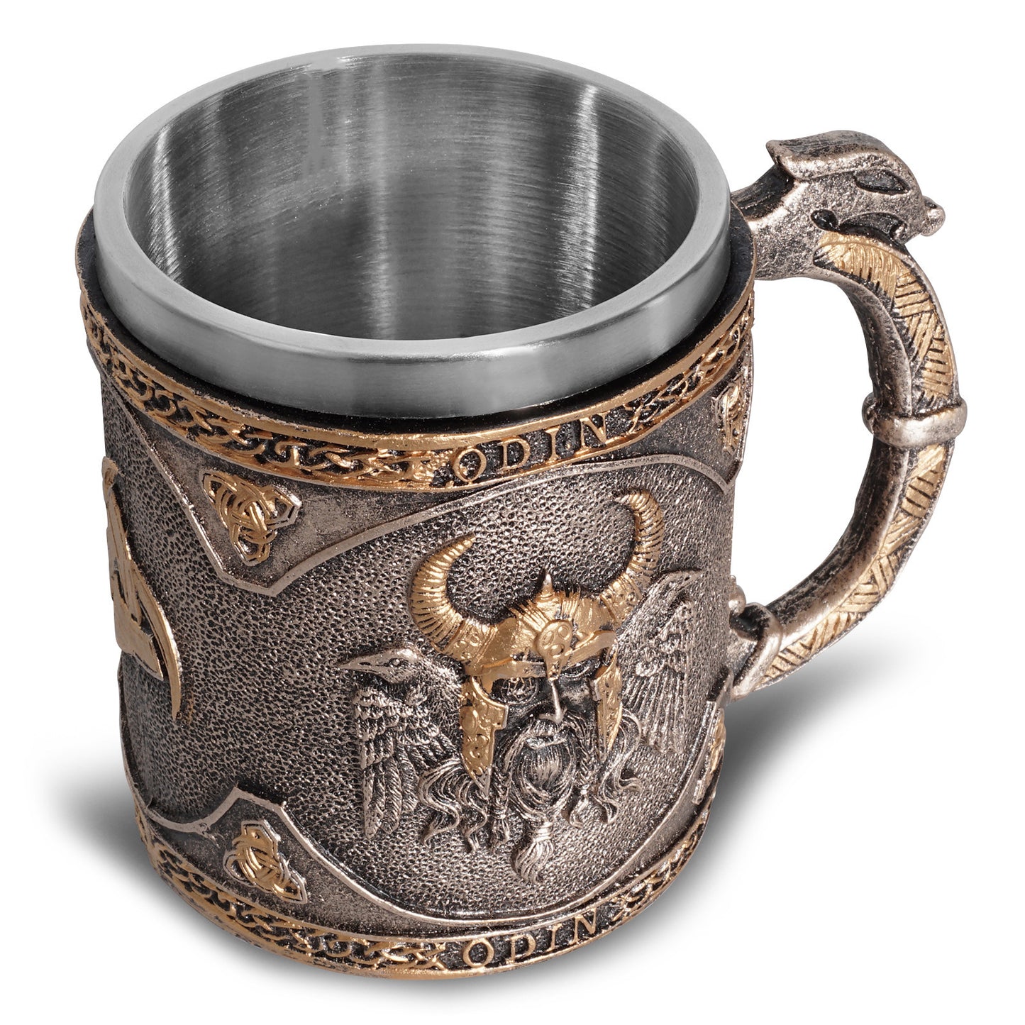 Skull and Viking Wine mug