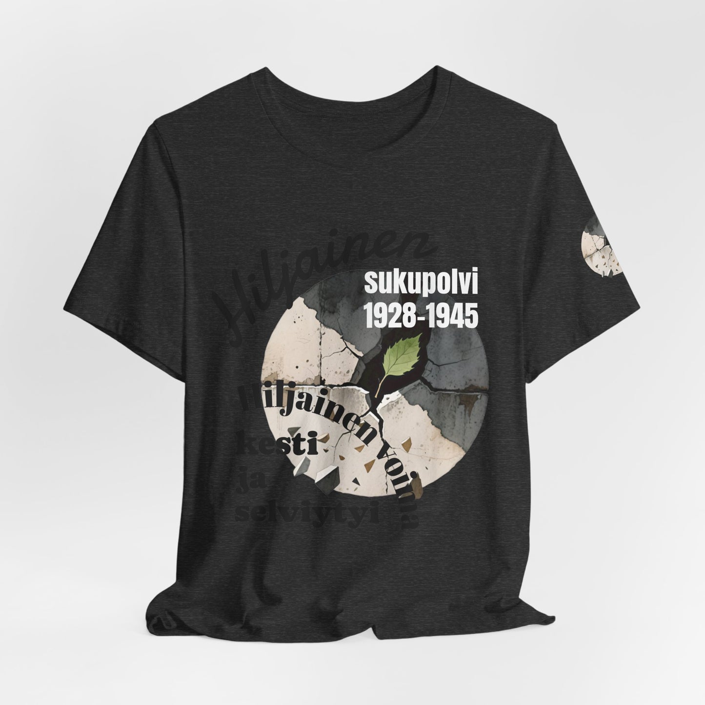 hiljainen sukupolvi silent gen  Unisex Jersey Short Sleeve Tee