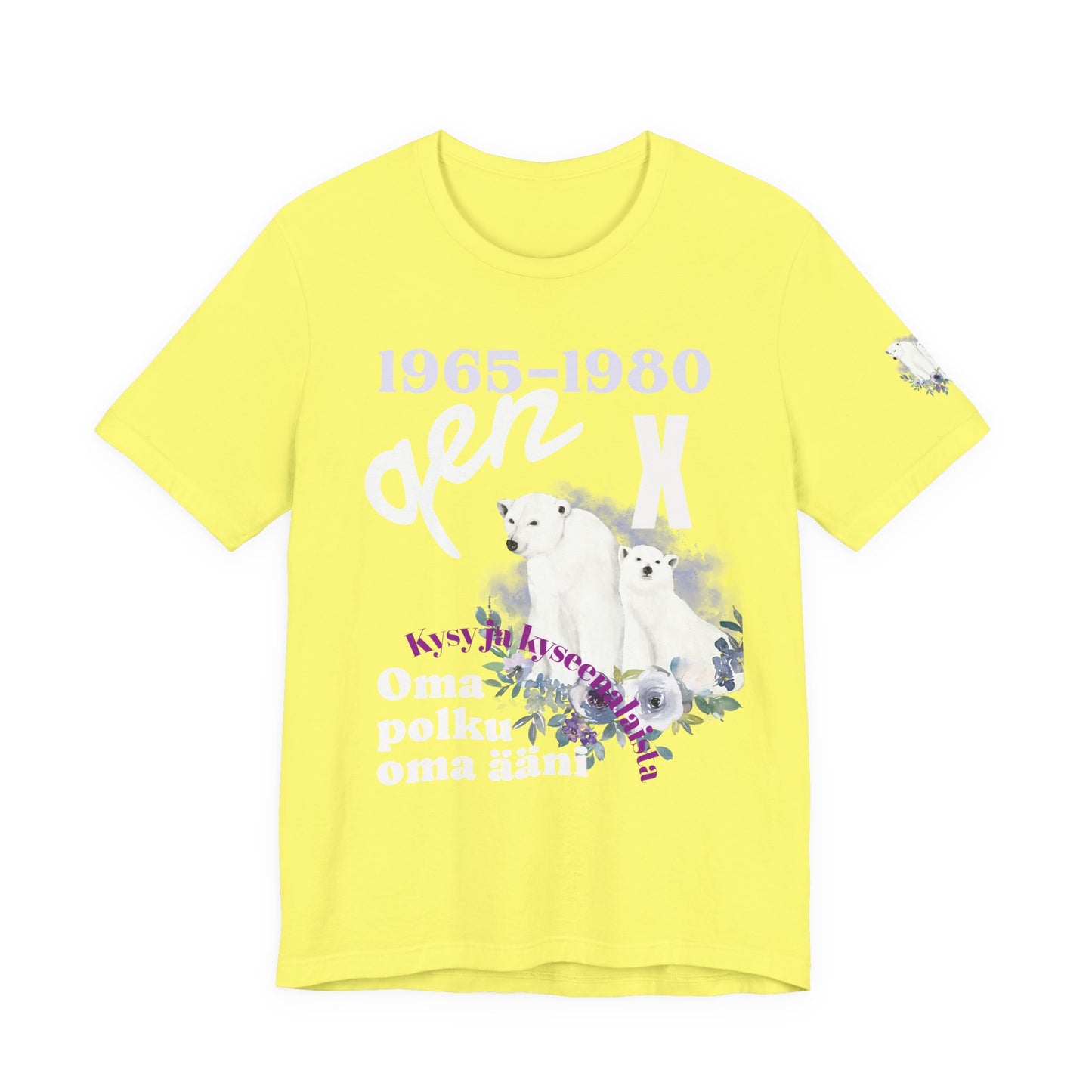 gen x jääkarhu  Unisex Jersey Short Sleeve Tee