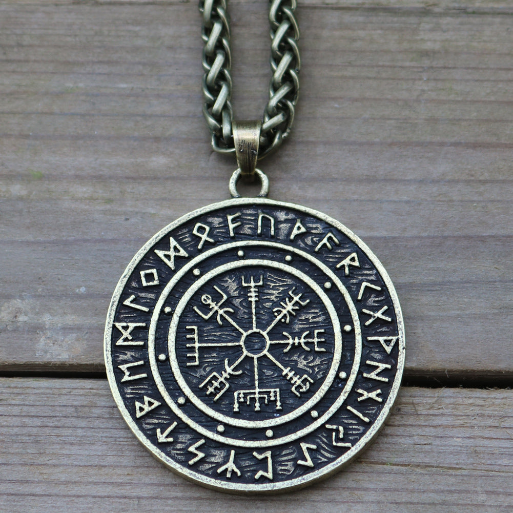 Viking Compass Rune Necklace