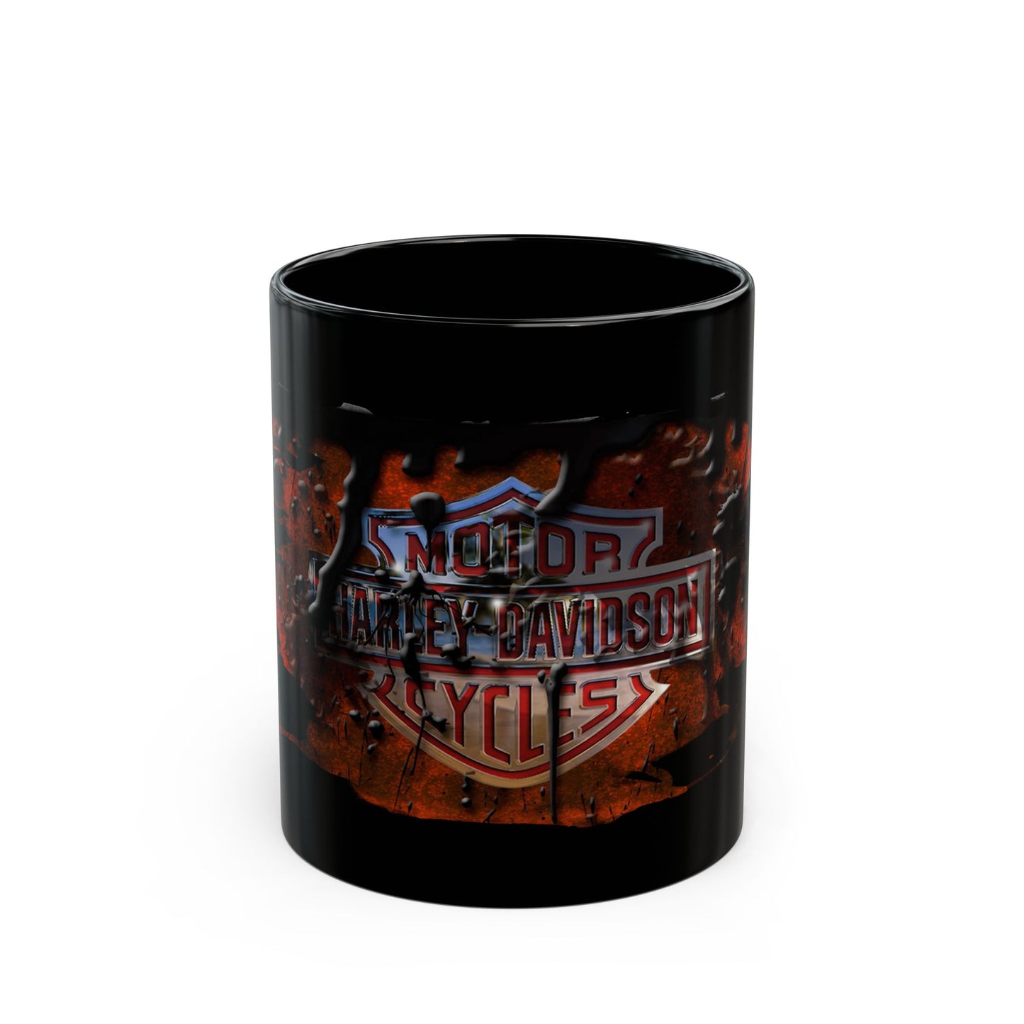 Black Harley-Davidson Mug (11oz )