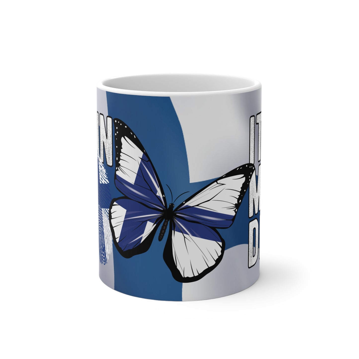 Magic mug butterfly and dna Finland 