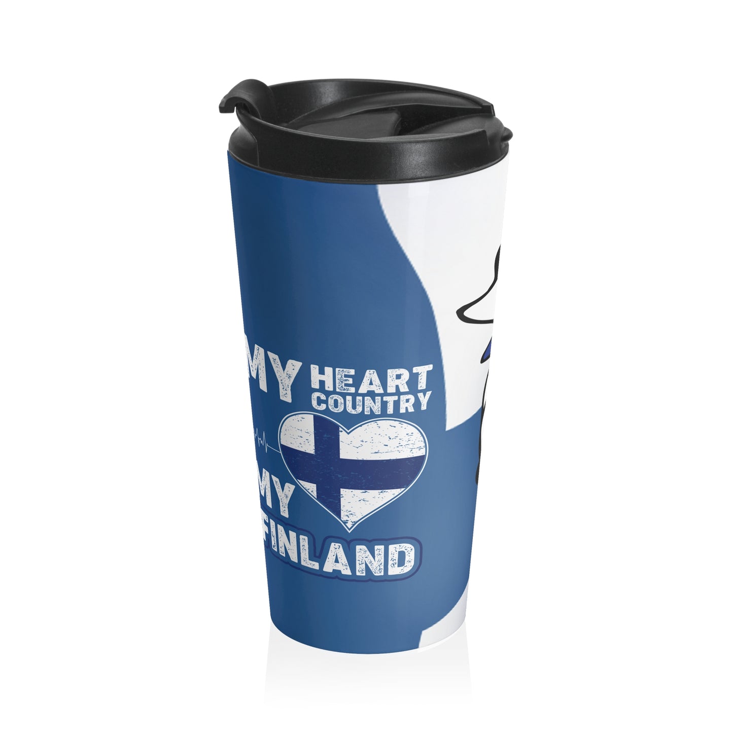 steel travel mug Finland bun