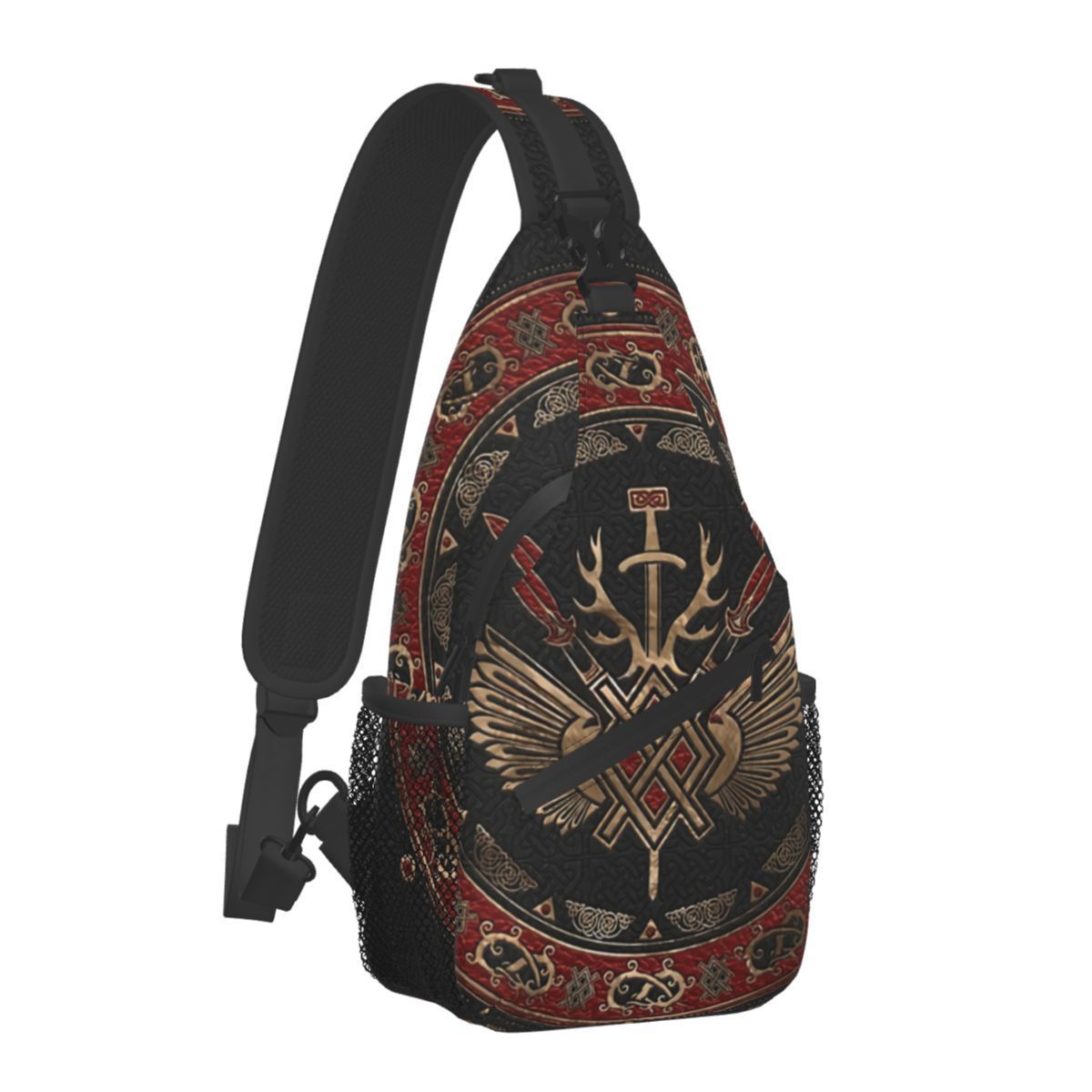 Norse Mythology Viking Crossbody Bag Sports Tree Of Life