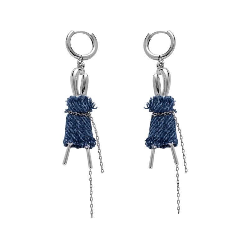 Original Denim Series Earrings For Women