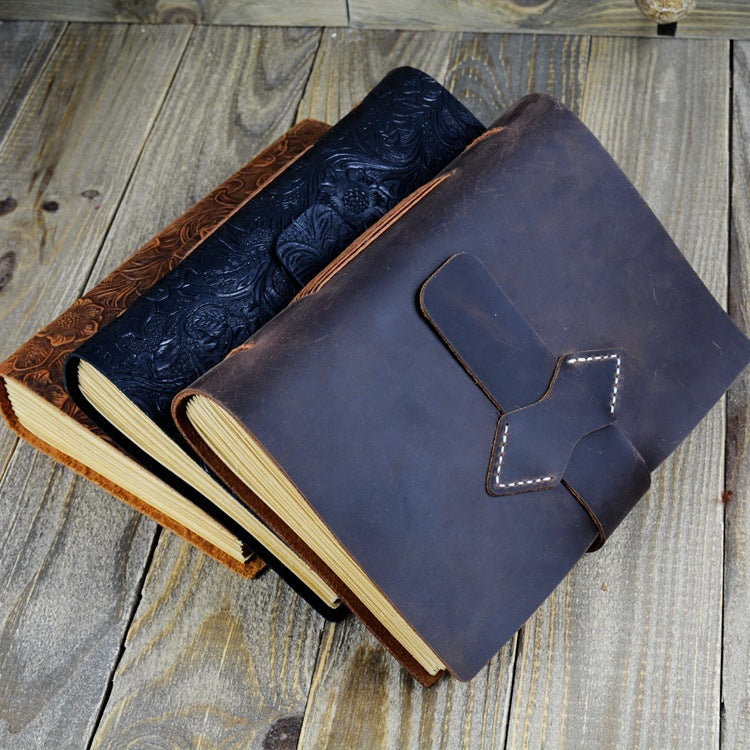 Leather hand made notebook