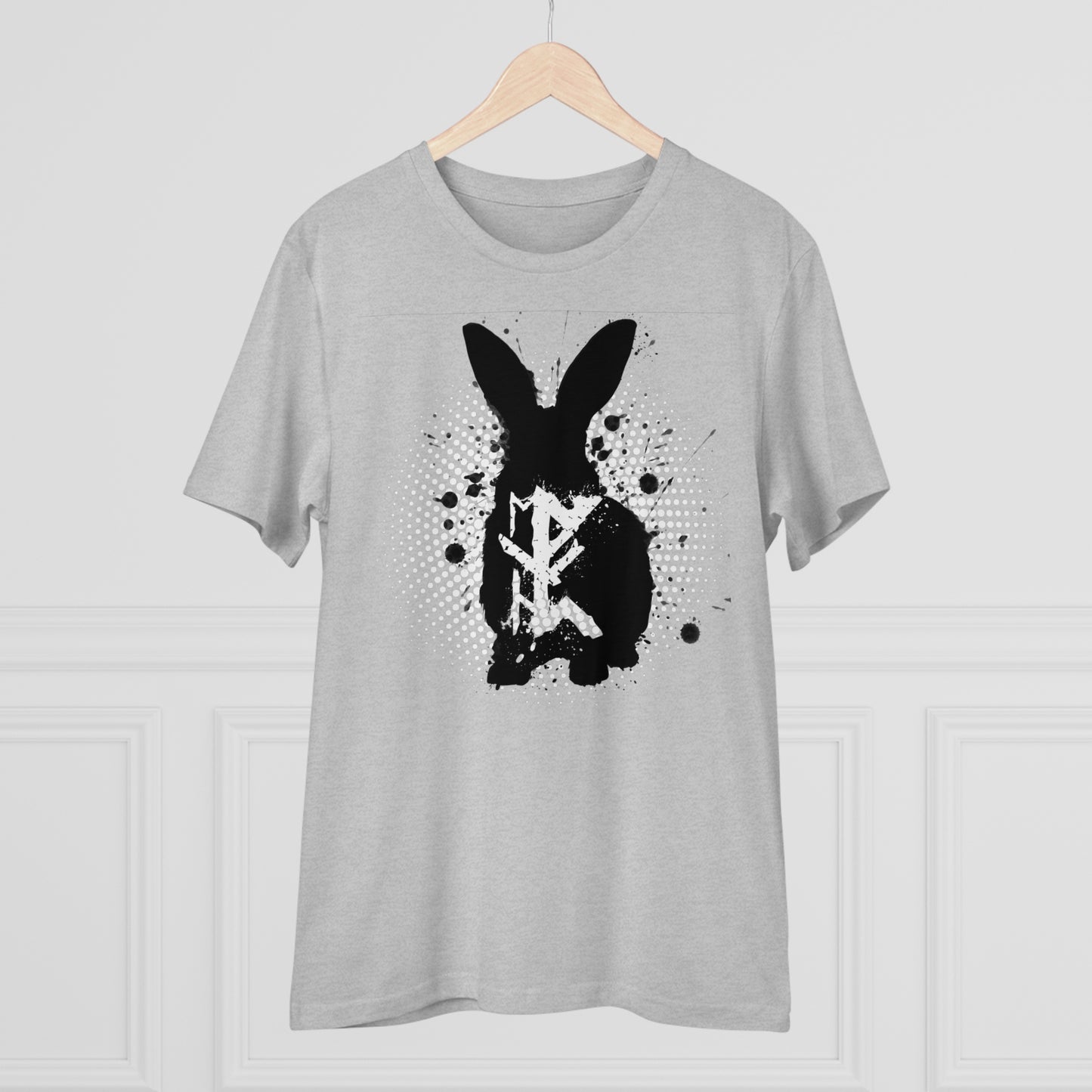 T-shirt unisex eco cotton - rabbit binding halter