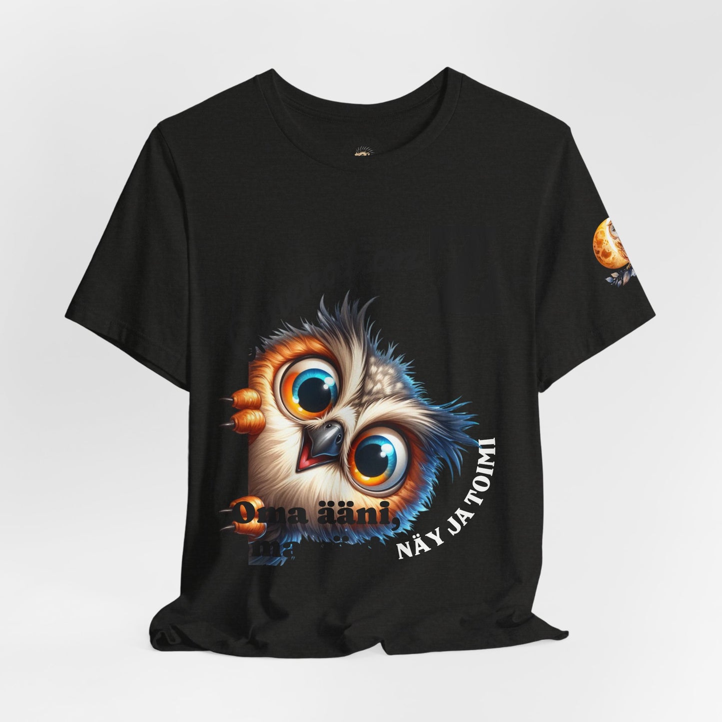 Hassu Pöllö Generation Z Tee — Funny Owl Graphic T-Shirt