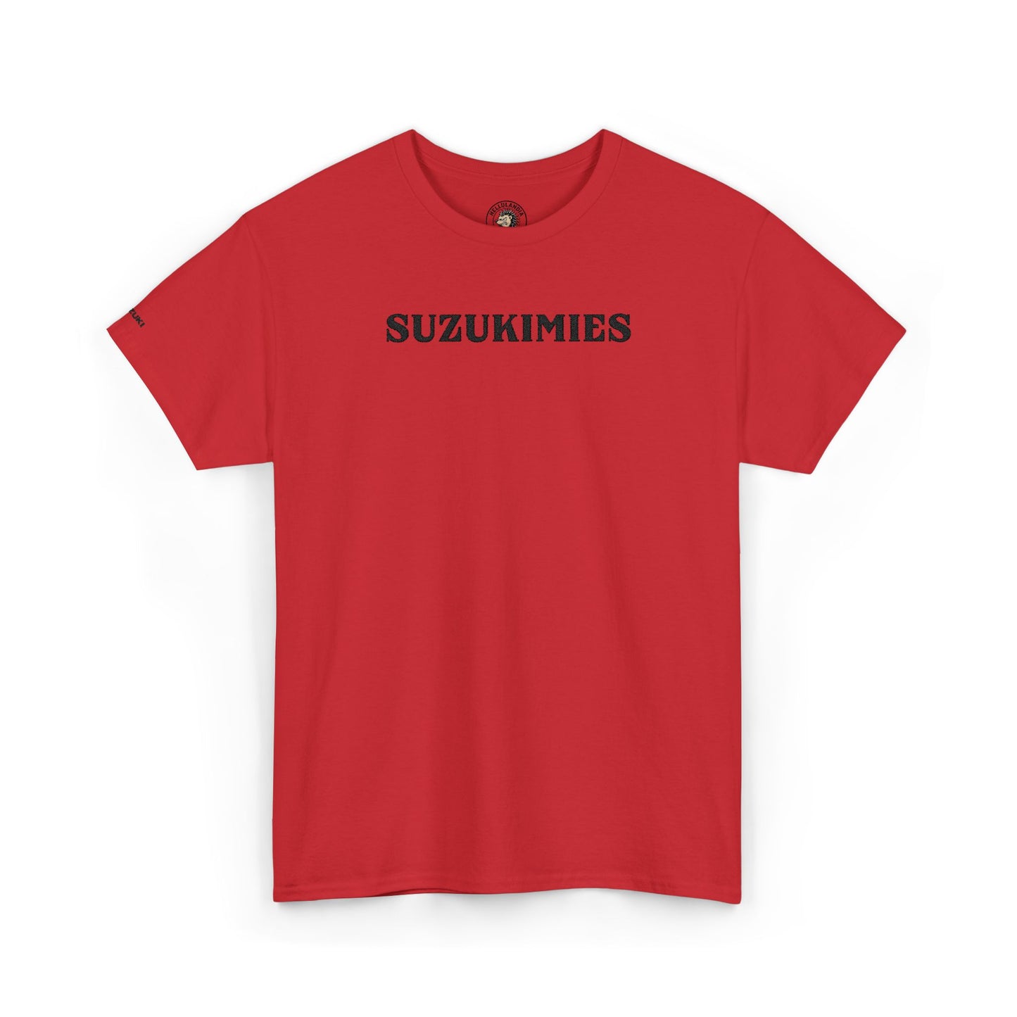 Suzukimies Graphic Tee — Retro Script biker Lover T-Shirt