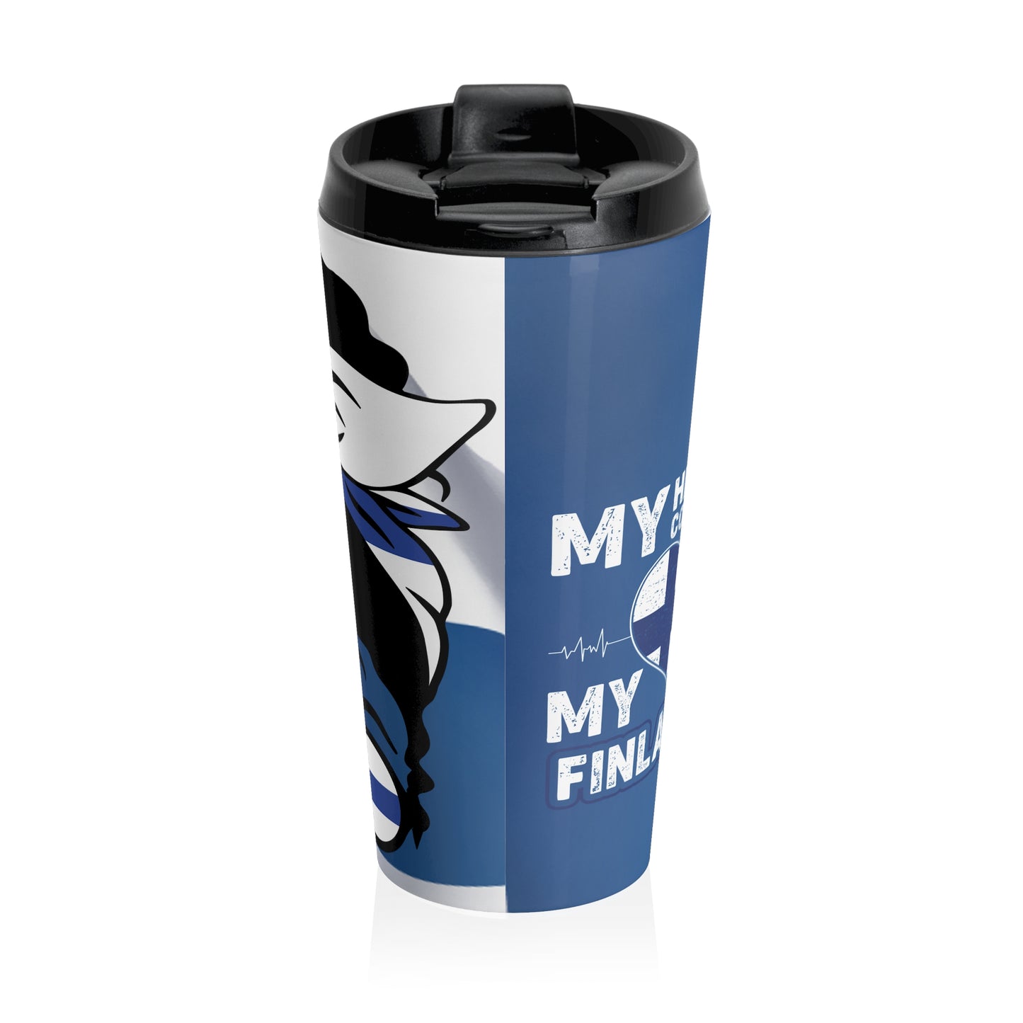 steel travel mug Finland bun