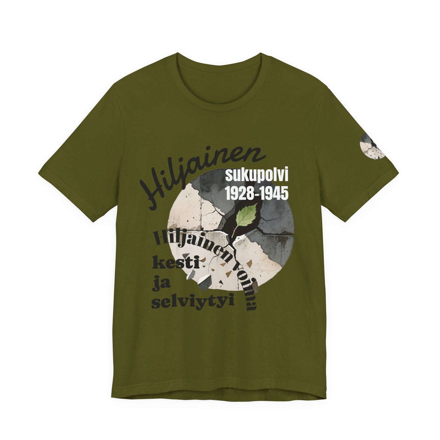 hiljainen sukupolvi silent gen  Unisex Jersey Short Sleeve Tee